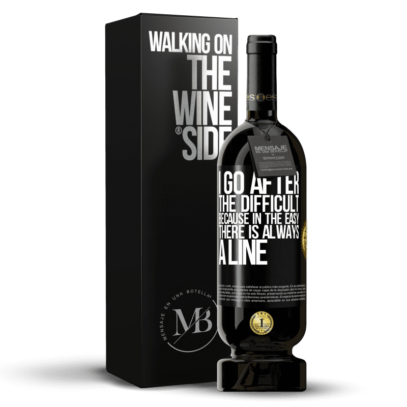 49,95 € Free Shipping | Red Wine Premium Edition MBS® Reserve I go after the difficult, because in the easy there is always a line Black Label. Customizable label Reserve 12 Months Harvest 2016 Tempranillo