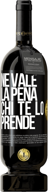 49,95 € | Vino rosso Edizione Premium MBS® Riserva Ne vale la pena chi te lo prende Etichetta Nera. Etichetta personalizzabile Riserva 12 Mesi Raccogliere 2015 Tempranillo