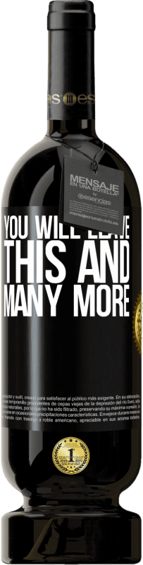 49,95 € | Red Wine Premium Edition MBS® Reserve You will leave this and many more Black Label. Customizable label Reserve 12 Months Harvest 2014 Tempranillo
