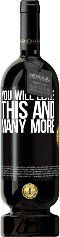 49,95 € Free Shipping | Red Wine Premium Edition MBS® Reserve You will leave this and many more Black Label. Customizable label Reserve 12 Months Harvest 2016 Tempranillo