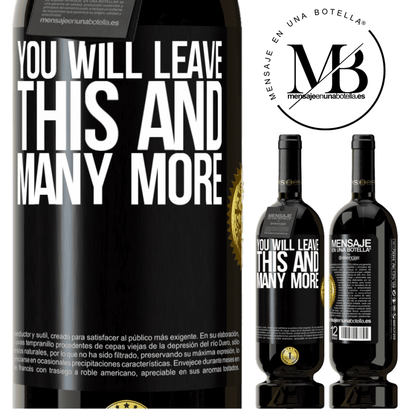 29,95 € Free Shipping | Red Wine Premium Edition MBS® Reserva You will leave this and many more Black Label. Customizable label Reserva 12 Months Harvest 2014 Tempranillo