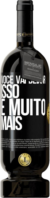 49,95 € | Vinho tinto Edição Premium MBS® Reserva Você vai deixar isso e muito mais Etiqueta Preta. Etiqueta personalizável Reserva 12 Meses Colheita 2015 Tempranillo