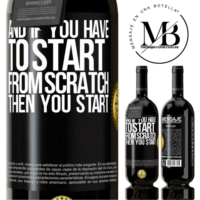 29,95 € Free Shipping | Red Wine Premium Edition MBS® Reserva And if you have to start from scratch, then you start Black Label. Customizable label Reserva 12 Months Harvest 2014 Tempranillo