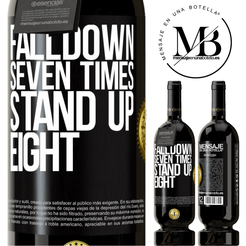 29,95 € Free Shipping | Red Wine Premium Edition MBS® Reserva Falldown seven times. Stand up eight Black Label. Customizable label Reserva 12 Months Harvest 2014 Tempranillo