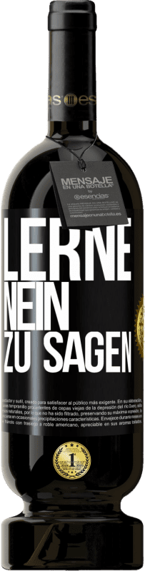 49,95 € | Rotwein Premium Ausgabe MBS® Reserve Lerne, nein zu sagen Schwarzes Etikett. Anpassbares Etikett Reserve 12 Monate Ernte 2015 Tempranillo