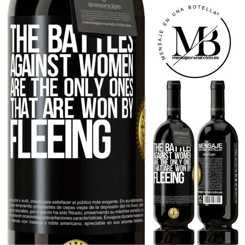 29,95 € Free Shipping | Red Wine Premium Edition MBS® Reserva The battles against women are the only ones that are won by fleeing Black Label. Customizable label Reserva 12 Months Harvest 2014 Tempranillo