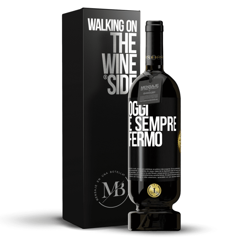 49,95 € Spedizione Gratuita | Vino rosso Edizione Premium MBS® Riserva Oggi è sempre fermo Etichetta Nera. Etichetta personalizzabile Riserva 12 Mesi Raccogliere 2015 Tempranillo