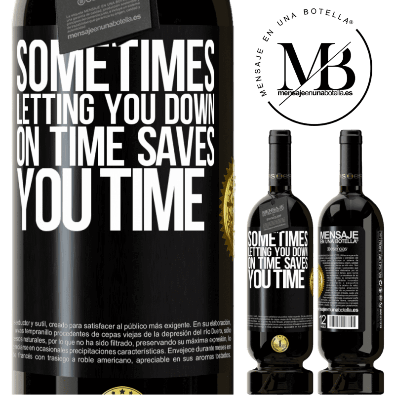 29,95 € Free Shipping | Red Wine Premium Edition MBS® Reserva Sometimes, letting you down on time saves you time Black Label. Customizable label Reserva 12 Months Harvest 2014 Tempranillo