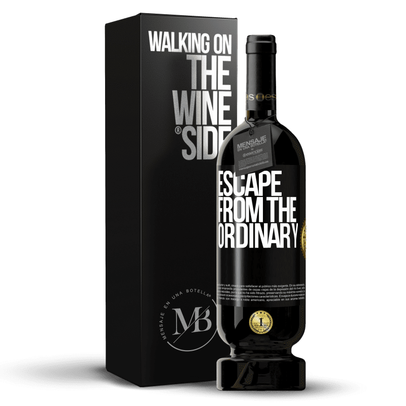 49,95 € Free Shipping | Red Wine Premium Edition MBS® Reserve Escape from the ordinary Black Label. Customizable label Reserve 12 Months Harvest 2016 Tempranillo