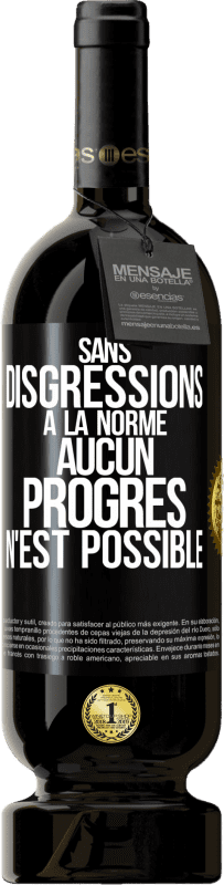 49,95 € | Vin rouge Édition Premium MBS® Réserve Sans disgressions à la norme aucun progrès n'est possible Étiquette Noire. Étiquette personnalisable Réserve 12 Mois Récolte 2015 Tempranillo