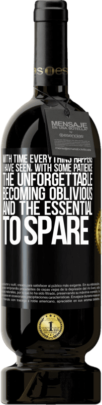 49,95 € | Красное вино Premium Edition MBS® Бронировать Со временем все происходит. С некоторым терпением я видел, как незабываемое забвение становится необходимым Черная метка. Настраиваемая этикетка Бронировать 12 Месяцы Урожай 2016 Tempranillo