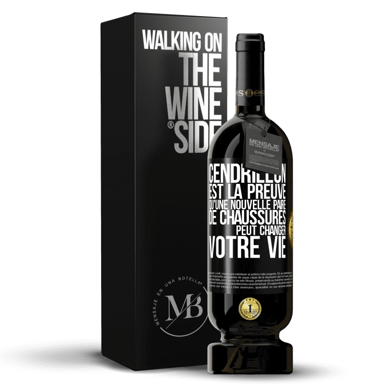 49,95 € Envoi gratuit | Vin rouge Édition Premium MBS® Réserve Cendrillon est la preuve qu'une nouvelle paire de chaussures peut changer votre vie Étiquette Noire. Étiquette personnalisable Réserve 12 Mois Récolte 2015 Tempranillo
