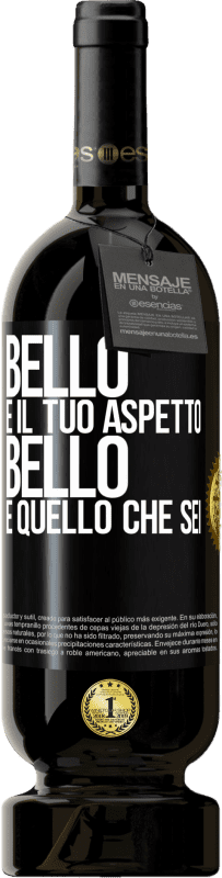 49,95 € | Vino rosso Edizione Premium MBS® Riserva Bello è il tuo aspetto, bello è quello che sei Etichetta Nera. Etichetta personalizzabile Riserva 12 Mesi Raccogliere 2015 Tempranillo