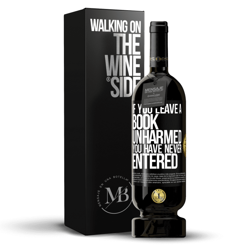 49,95 € Free Shipping | Red Wine Premium Edition MBS® Reserve If you leave a book unharmed, you have never entered Black Label. Customizable label Reserve 12 Months Harvest 2014 Tempranillo