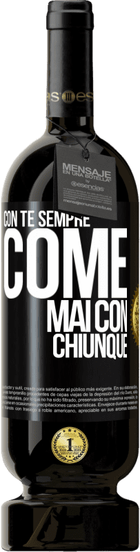 49,95 € | Vino rosso Edizione Premium MBS® Riserva Con te sempre come mai con chiunque Etichetta Nera. Etichetta personalizzabile Riserva 12 Mesi Raccogliere 2016 Tempranillo