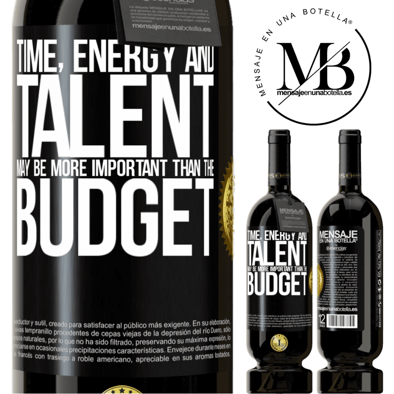 29,95 € Free Shipping | Red Wine Premium Edition MBS® Reserva Time, energy and talent may be more important than the budget Black Label. Customizable label Reserva 12 Months Harvest 2014 Tempranillo