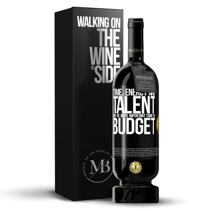 49,95 € Free Shipping | Red Wine Premium Edition MBS® Reserve Time, energy and talent may be more important than the budget Black Label. Customizable label Reserve 12 Months Harvest 2014 Tempranillo