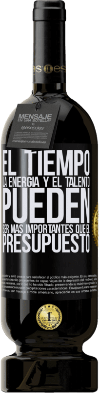 «El tiempo, la energía y el talento pueden ser más importantes que el presupuesto» Edición Premium MBS® Reserva