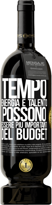 «Tempo, energia e talento possono essere più importanti del budget» Edizione Premium MBS® Riserva