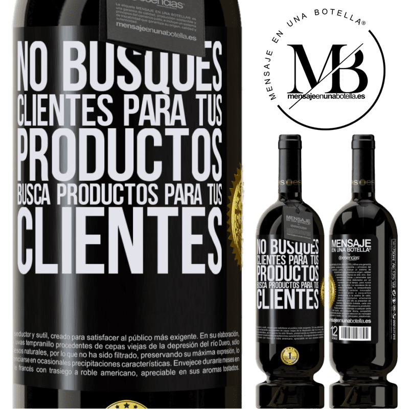 49,95 € Envío gratis | Vino Tinto Edición Premium MBS® Reserva No busques clientes para tus productos, busca productos para tus clientes Etiqueta Negra. Etiqueta personalizable Reserva 12 Meses Cosecha 2016 Tempranillo