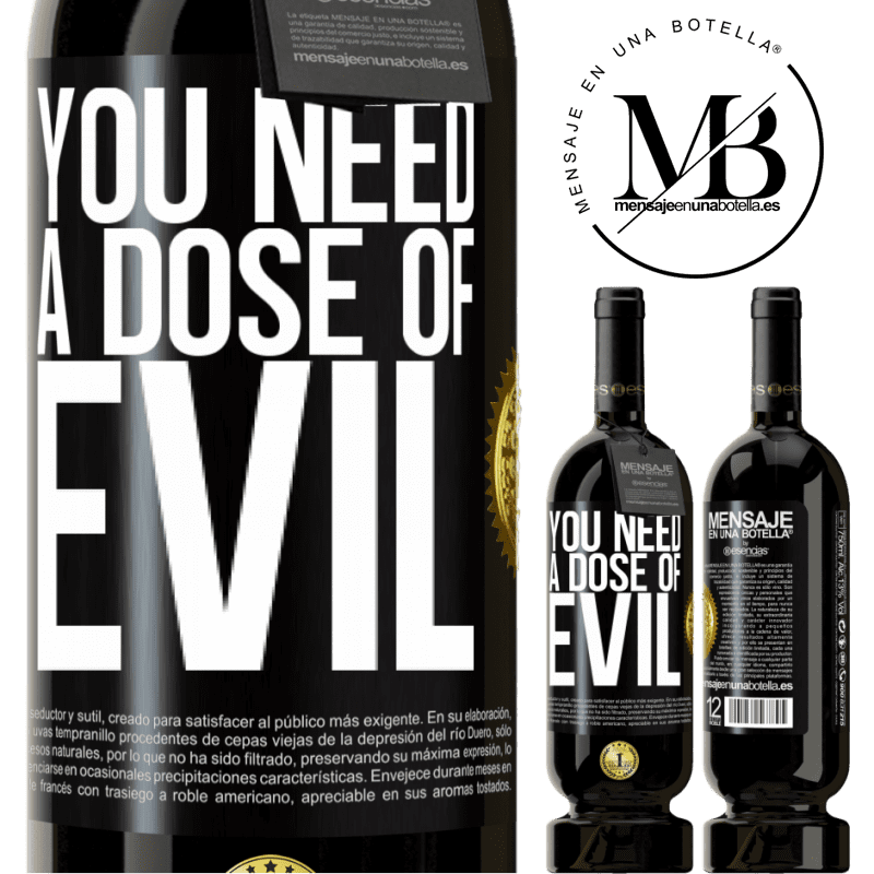 29,95 € Free Shipping | Red Wine Premium Edition MBS® Reserva You need a dose of evil Black Label. Customizable label Reserva 12 Months Harvest 2014 Tempranillo