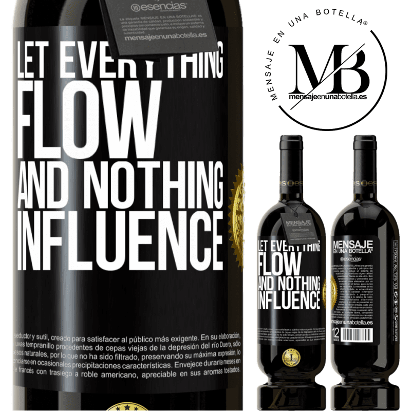 29,95 € Free Shipping | Red Wine Premium Edition MBS® Reserva Let everything flow and nothing influence Black Label. Customizable label Reserva 12 Months Harvest 2014 Tempranillo