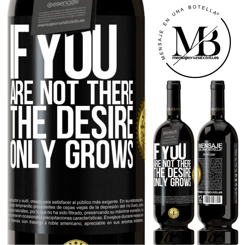 29,95 € Free Shipping | Red Wine Premium Edition MBS® Reserva If you are not there, the desire only grows Black Label. Customizable label Reserva 12 Months Harvest 2014 Tempranillo