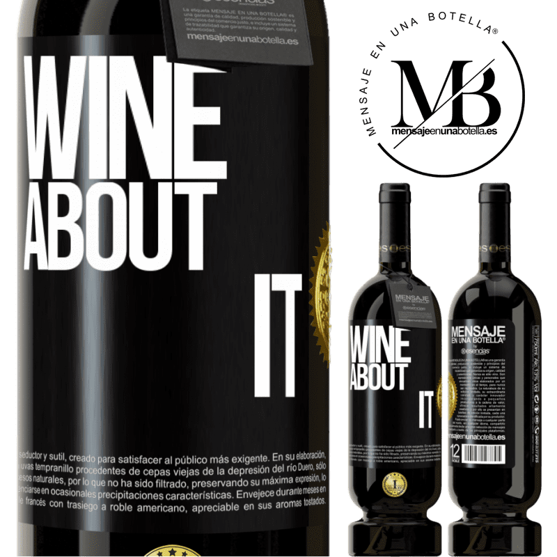 49,95 € Free Shipping | Red Wine Premium Edition MBS® Reserve Wine about it Black Label. Customizable label Reserve 12 Months Harvest 2015 Tempranillo
