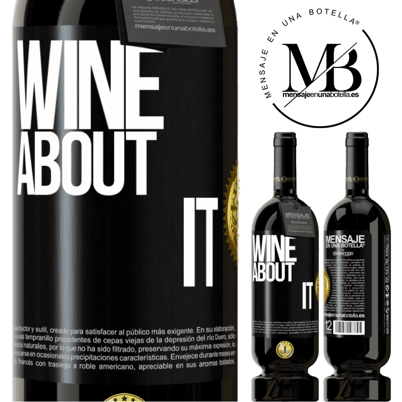 29,95 € Free Shipping | Red Wine Premium Edition MBS® Reserva Wine about it Black Label. Customizable label Reserva 12 Months Harvest 2014 Tempranillo