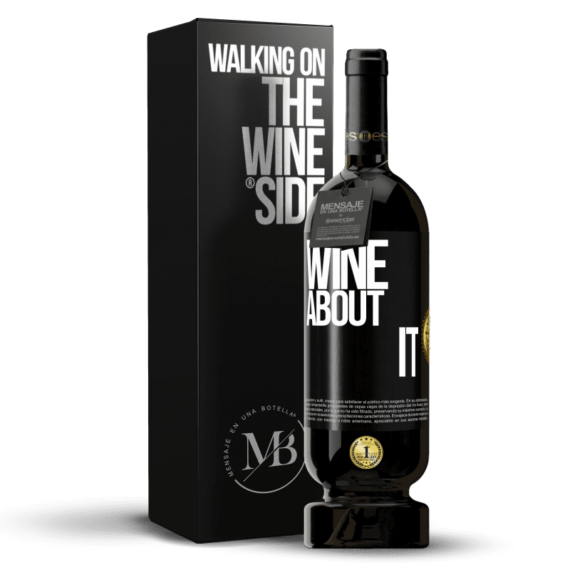 49,95 € Free Shipping | Red Wine Premium Edition MBS® Reserve Wine about it Black Label. Customizable label Reserve 12 Months Harvest 2016 Tempranillo
