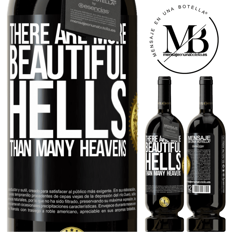 29,95 € Free Shipping | Red Wine Premium Edition MBS® Reserva There are more beautiful hells than many heavens Black Label. Customizable label Reserva 12 Months Harvest 2014 Tempranillo
