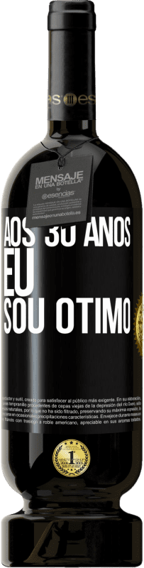 49,95 € | Vinho tinto Edição Premium MBS® Reserva Aos 30 anos, eu sou ótimo Etiqueta Preta. Etiqueta personalizável Reserva 12 Meses Colheita 2015 Tempranillo