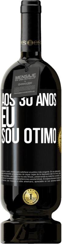 49,95 € | Vinho tinto Edição Premium MBS® Reserva Aos 30 anos, eu sou ótimo Etiqueta Preta. Etiqueta personalizável Reserva 12 Meses Colheita 2016 Tempranillo