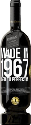 Бесплатная доставка | Красное вино Premium Edition MBS® Бронировать Сделано в 1967 году. В совершенстве Черная метка. Настраиваемая этикетка Бронировать 12 Месяцы Урожай 2014 Tempranillo