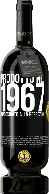 Spedizione Gratuita | Vino rosso Edizione Premium MBS® Riserva Prodotto nel 1967. Invecchiato alla perfezione Etichetta Nera. Etichetta personalizzabile Riserva 12 Mesi Raccogliere 2015 Tempranillo