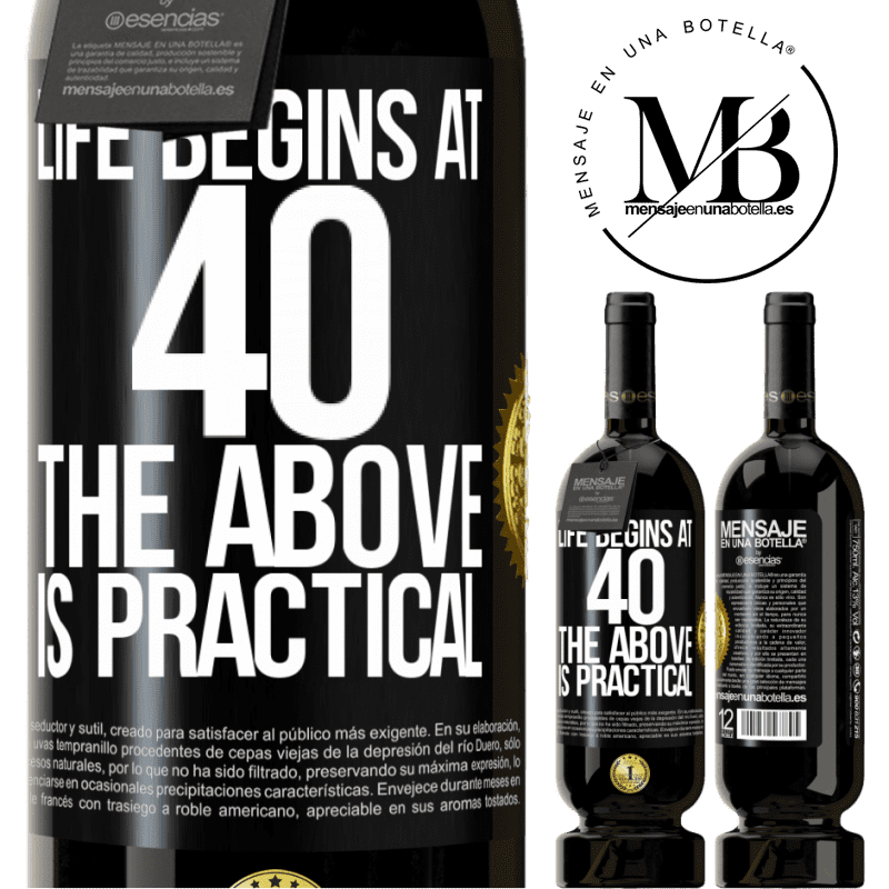 29,95 € Free Shipping | Red Wine Premium Edition MBS® Reserva Life begins at 40. The above is practical Black Label. Customizable label Reserva 12 Months Harvest 2014 Tempranillo