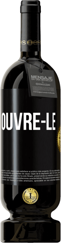 49,95 € | Vin rouge Édition Premium MBS® Réserve Ouvre-le Étiquette Noire. Étiquette personnalisable Réserve 12 Mois Récolte 2014 Tempranillo