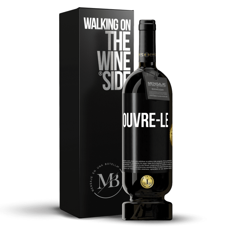 49,95 € Envoi gratuit | Vin rouge Édition Premium MBS® Réserve Ouvre-le Étiquette Noire. Étiquette personnalisable Réserve 12 Mois Récolte 2016 Tempranillo