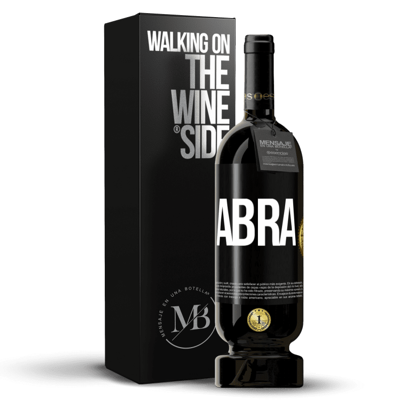 49,95 € Envio grátis | Vinho tinto Edição Premium MBS® Reserva Abra Etiqueta Preta. Etiqueta personalizável Reserva 12 Meses Colheita 2014 Tempranillo