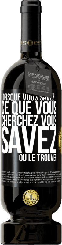 «Lorsque vous savez ce que vous cherchez, vous savez où le trouver» Édition Premium MBS® Réserve