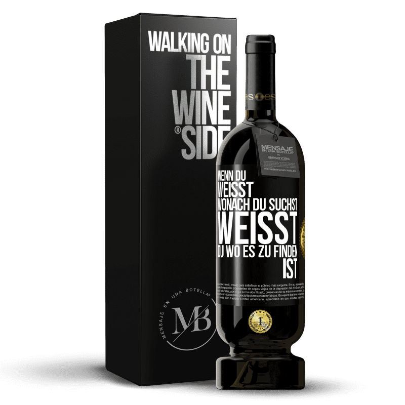 49,95 € Kostenloser Versand | Rotwein Premium Ausgabe MBS® Reserve Wenn du weisst, wonach du suchst, weisst du, wo es zu finden ist Schwarzes Etikett. Anpassbares Etikett Reserve 12 Monate Ernte 2016 Tempranillo