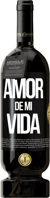 49,95 € | Vino Tinto Edición Premium MBS® Reserva Amor de mi vida Etiqueta Negra. Etiqueta personalizable Reserva 12 Meses Cosecha 2015 Tempranillo