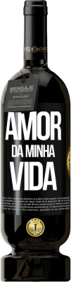 49,95 € Envio grátis | Vinho tinto Edição Premium MBS® Reserva Amor da minha vida Etiqueta Preta. Etiqueta personalizável Reserva 12 Meses Colheita 2015 Tempranillo