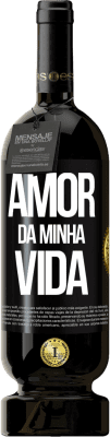 49,95 € Envio grátis | Vinho tinto Edição Premium MBS® Reserva Amor da minha vida Etiqueta Preta. Etiqueta personalizável Reserva 12 Meses Colheita 2016 Tempranillo