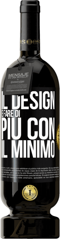 Spedizione Gratuita | Vino rosso Edizione Premium MBS® Riserva Il design è fare di più con il minimo Etichetta Nera. Etichetta personalizzabile Riserva 12 Mesi Raccogliere 2014 Tempranillo