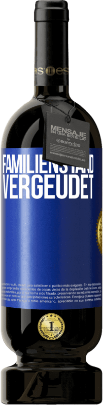 49,95 € | Rotwein Premium Ausgabe MBS® Reserve Familienstand: vergeudet Blaue Markierung. Anpassbares Etikett Reserve 12 Monate Ernte 2016 Tempranillo