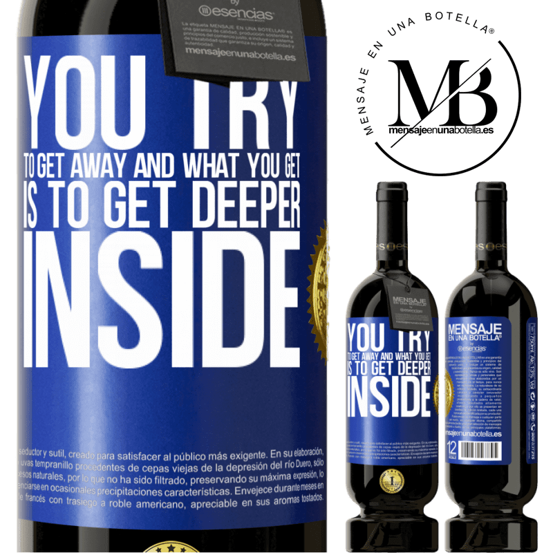 29,95 € Free Shipping | Red Wine Premium Edition MBS® Reserva You try to get away and what you get is to get deeper inside Blue Label. Customizable label Reserva 12 Months Harvest 2014 Tempranillo