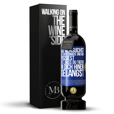 «Du versuchst, zu entkommen, und was passiest, ist, dass du tiefer in dich hinein gelangst» Premium Ausgabe MBS® Reserve