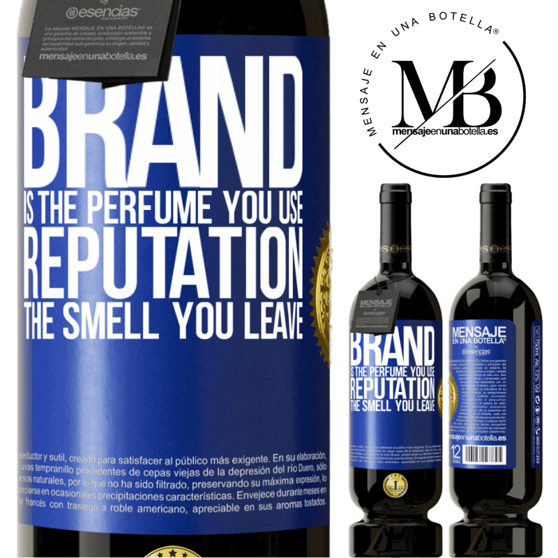 39,95 € Free Shipping | Red Wine Premium Edition MBS® Reserva Brand is the perfume you use. Reputation, the smell you leave Blue Label. Customizable label Reserva 12 Months Harvest 2015 Tempranillo