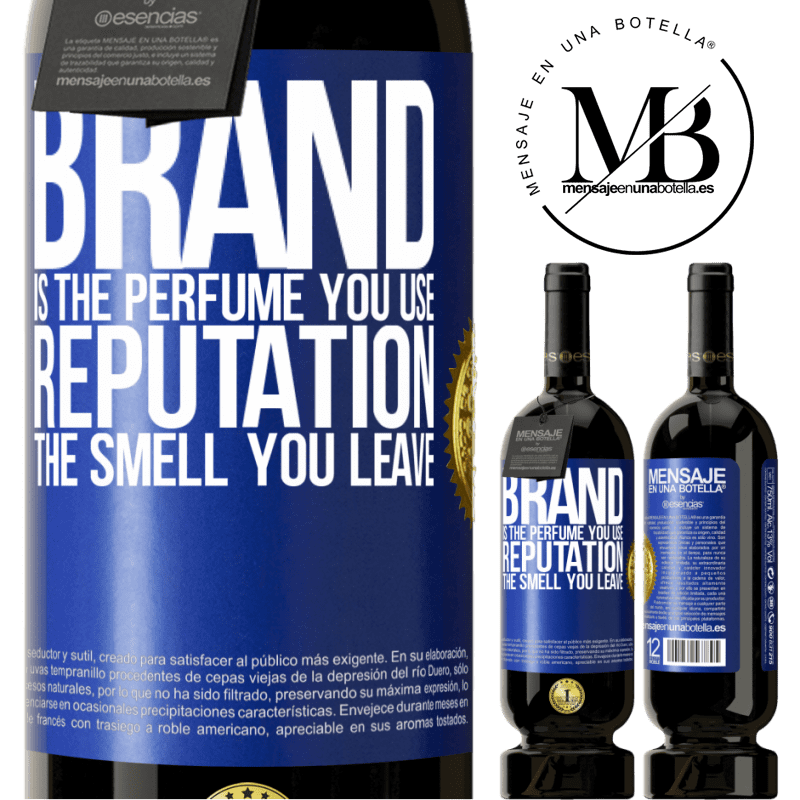 49,95 € Free Shipping | Red Wine Premium Edition MBS® Reserve Brand is the perfume you use. Reputation, the smell you leave Blue Label. Customizable label Reserve 12 Months Harvest 2016 Tempranillo